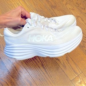 Hoka One One Bondi 8 Lace-Up Sneakers sz W8.5